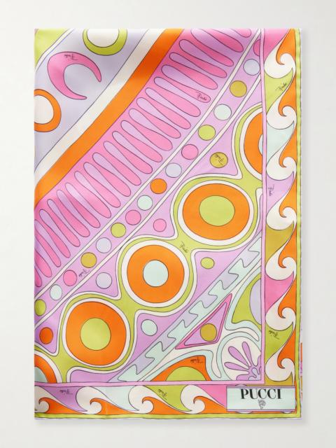 PUCCI Printed Silk-twill Scarf