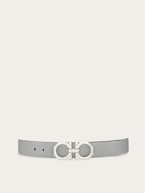 FERRAGAMO Reversible and adjustable Gancini belt