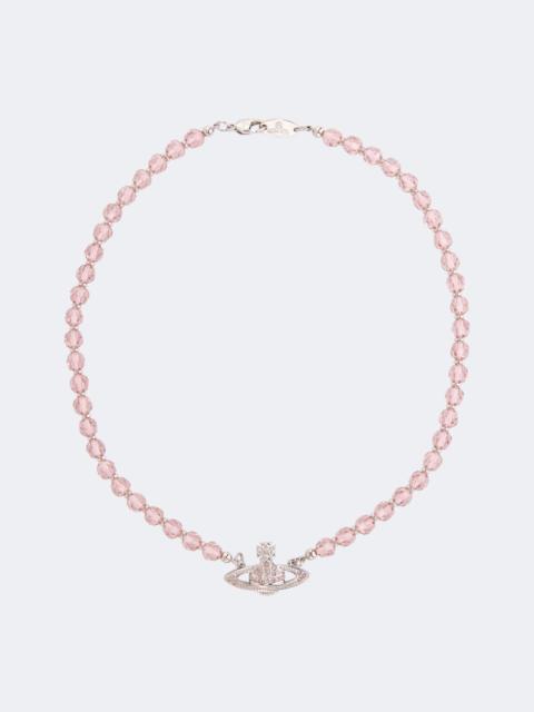 Vivienne Westwood Messaline crystal-embellished choker