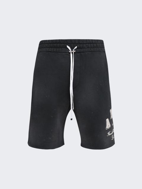 AMIRI Vintage Collegiate Shorts Black