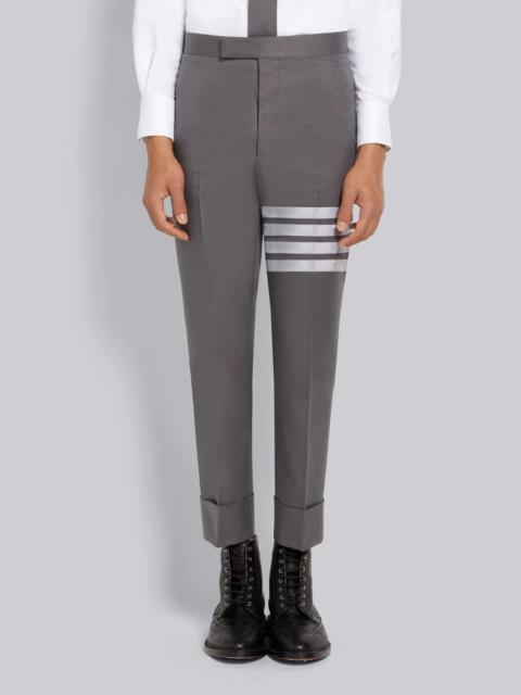 Thom Browne Medium Grey Cotton Suiting Engineered 4-Bar Classic Trouser
