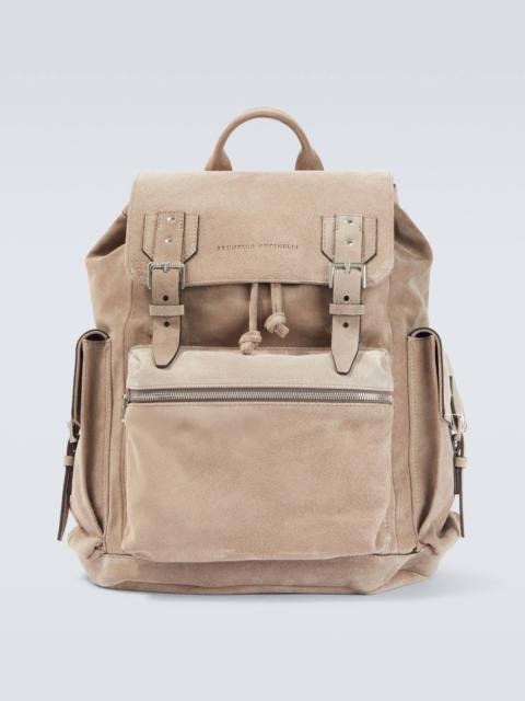 Brunello Cucinelli Suede backpack
