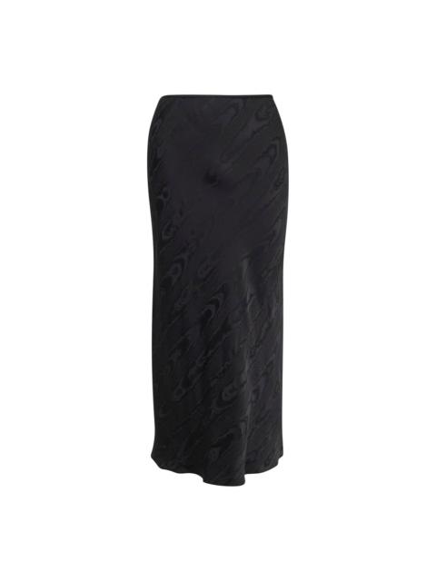 Dries Van Noten Floral Midi Bias Skirt