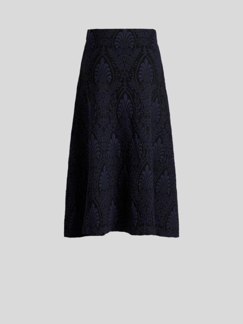 Etro JACQUARD MAXI SKIRT WITH MEDALLION MOTIF