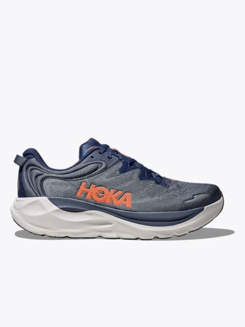 HOKA Men's Gaviota 6 Shoes in Midnight Blue/Faded Navy