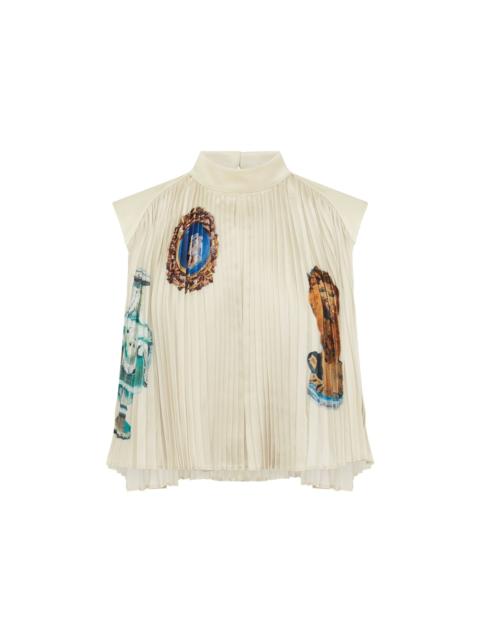 ALÉMAIS Orazio Pleated Top