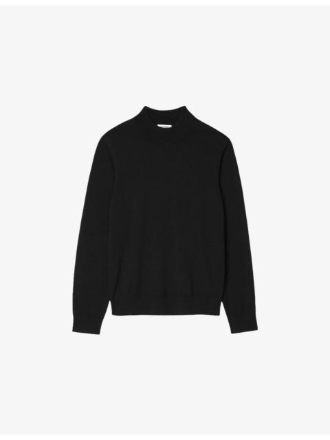 Sandro High-Neck Regular-Fit Wool Jumper