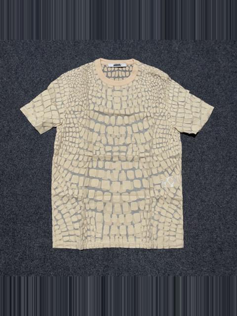Givenchy GIVENCHY Paris by Riccardo Tisci Croc-Effect Sheer Silk Mesh T-Shirt Size FR 34