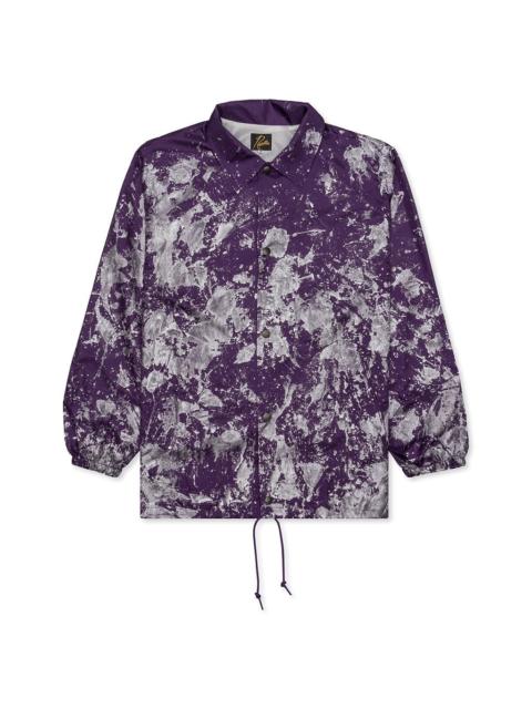 NEEDLES NEEDLES COACH JACKET - PURPLE/SCATTER