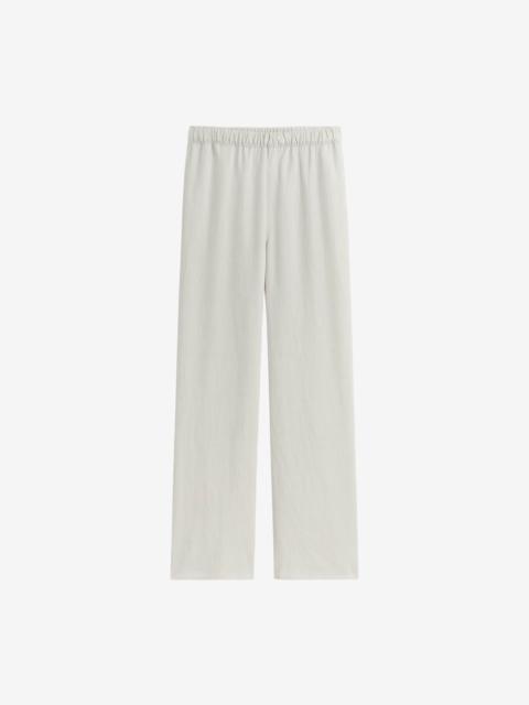 The Frankie Shop Bruna Linen Soft Pants - Light Beige