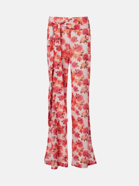 BANANHOT Bowie floral flared pants