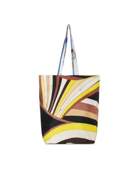 Gallery silk-satin tote bag