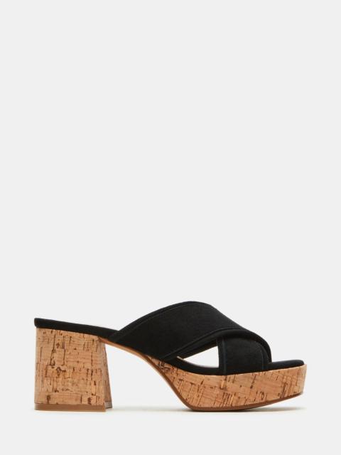 STEVE MADDEN MARSDEN BLACK SUEDE