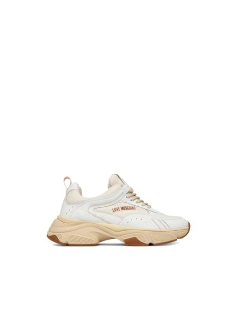 Moschino panelled sneakers