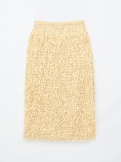 & Other Stories Fringed Pencil Skirt