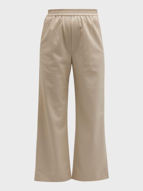 Nanushka Odessa Flared Faux Leather Pants