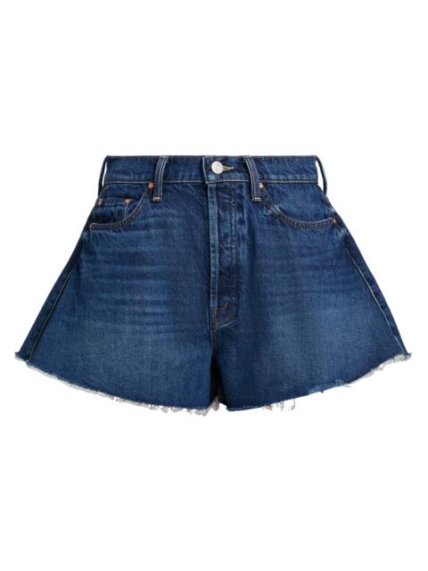 MOTHER Women's The Flutter Fray Shorts - Did You Bring