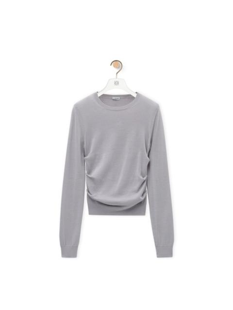 Loewe Draped sweater in cashmere and silk
