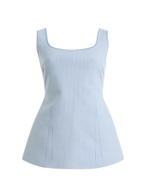 HIGH SPORT Exclusive Inna Seersucker Top stripe