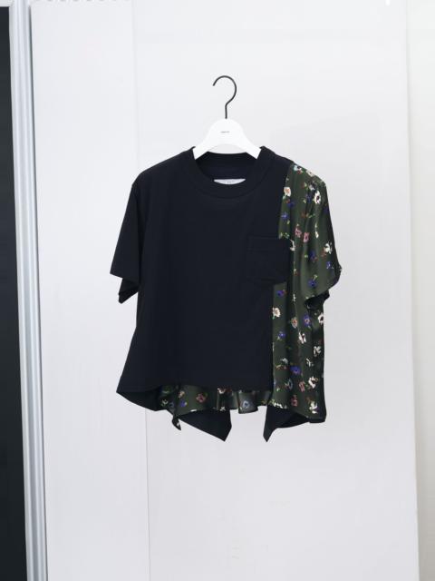 sacai Floral Print T-Shirt