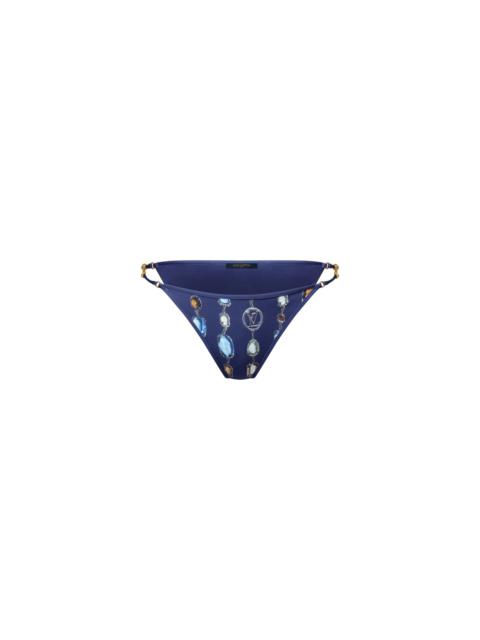 Louis Vuitton Necklace Print Bikini Bottoms