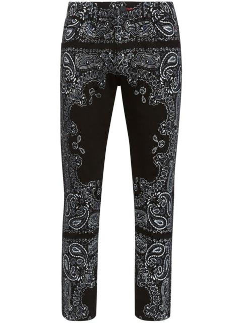 PHILIPP PLEIN logo-patch skinny jeans