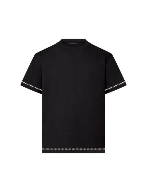Louis Vuitton Pearl-Embellished Cotton T-Shirt