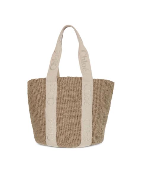 logo top-handle tote