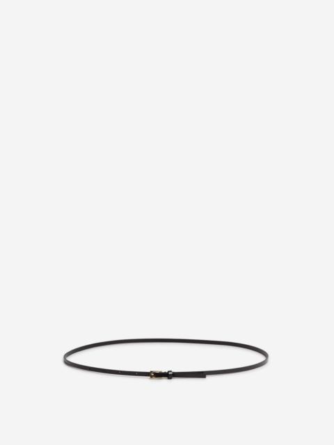 TOM FORD NEEDLE PATENT LEATHER BELT