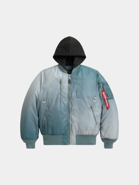 ALPHA INDUSTRIES GRADIENT WASHED FLIGHT JACKET