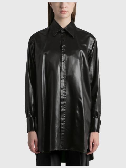 Maison Margiela FAUX LEATHER SHIRT