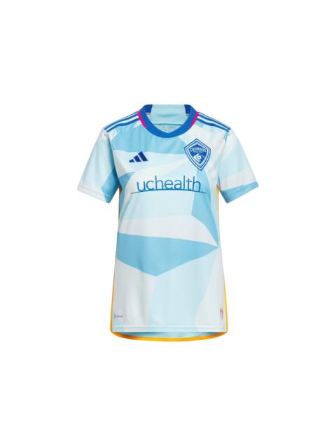 adidas adidas Colorado Rapids Women's 2023 New Day Kit Replica Jersey Light Blue