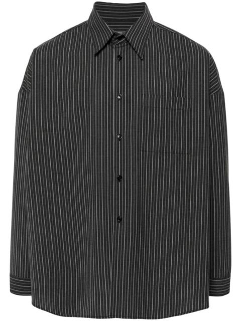 Marni logo-patch shirt