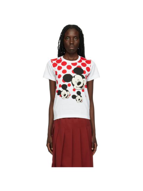 Comme des Garçons GIRL White Printed T-Shirt