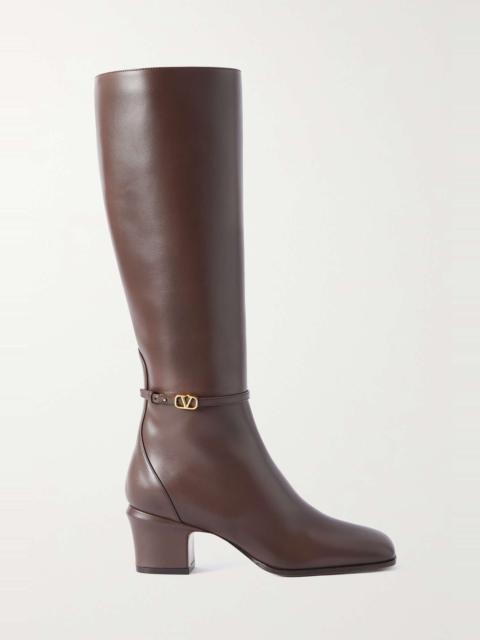 Valentino Tan-Go 60 leather knee boots