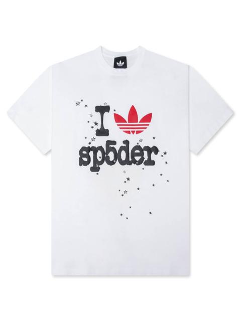 adidas Originals ADIDAS ORIGINALS X SP5DER TEE - WHITE