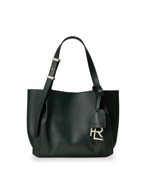 Ralph Lauren Women's Small Logo Leather Tote Bag - Regent Green