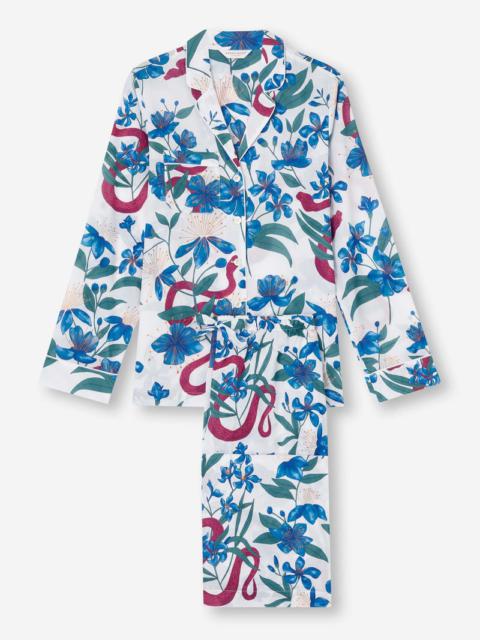 Derek Rose Women's Pajamas Ledbury 68 Cotton Batiste Multi