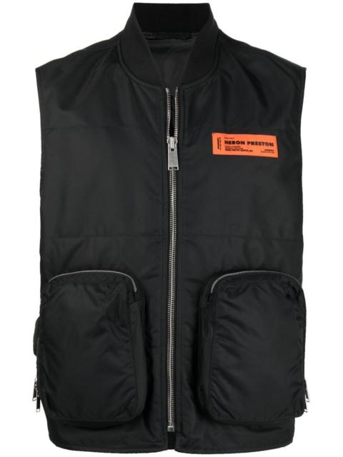 Heron Preston zip pocket vest jacket