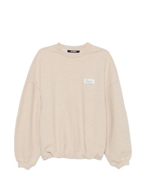 JACQUEMUS Cotton fleece sweatshirt