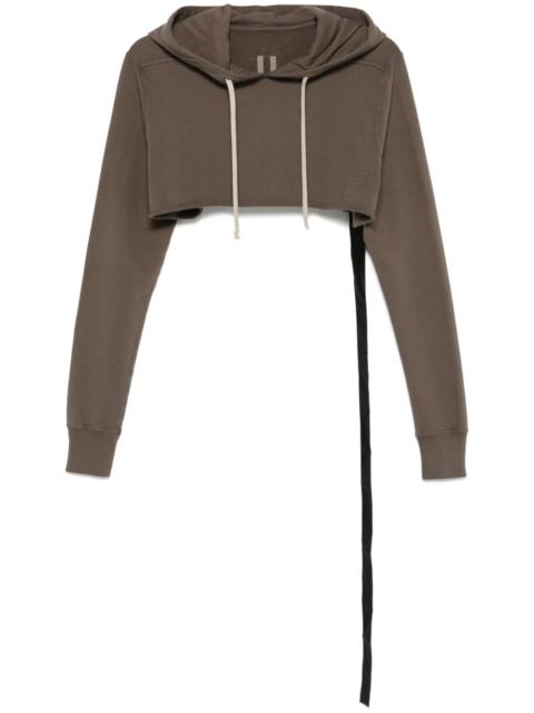 Rick Owens DRKSHDW cropped hoodie