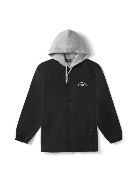 Vans (WMNS) Vans hooded casual Jacket Black VN0A4BR8BLK