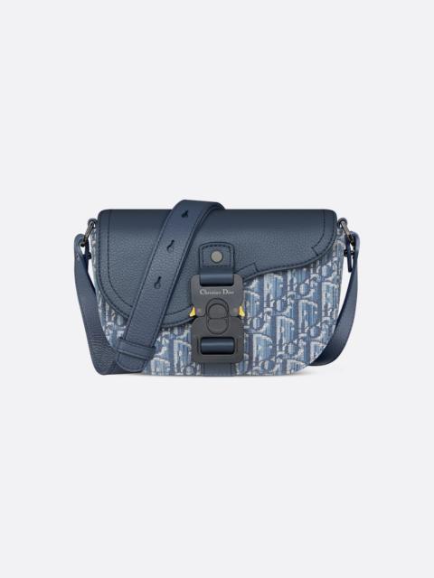 Dior Mini Saddle Messenger Bag with Flap