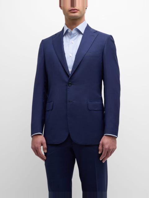 Brioni Men's Tonal Check Wool Suit