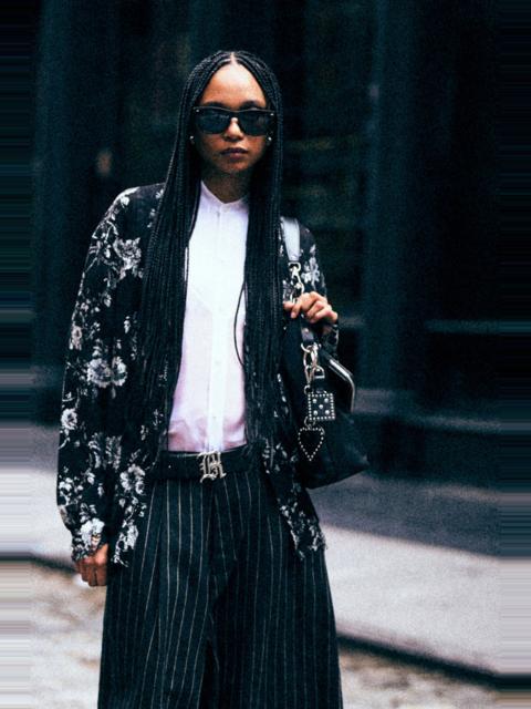 PRINTED BOYFRIEND CARDIGAN