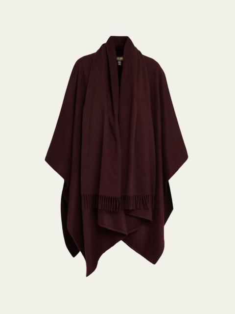 Loro Piana Daisy Fringed Cashmere Cape