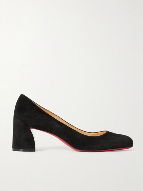 Christian Louboutin Miss Sab 55 suede pumps Black