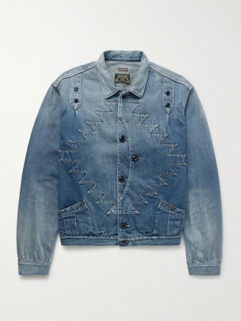 Kapital Thunderbird Panelled Denim Blouson Jacket