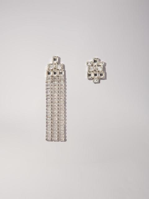 maje Cascade diamanté earrings