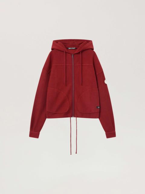 Palm Angels Palm Tree Zip Loose Hoodie
